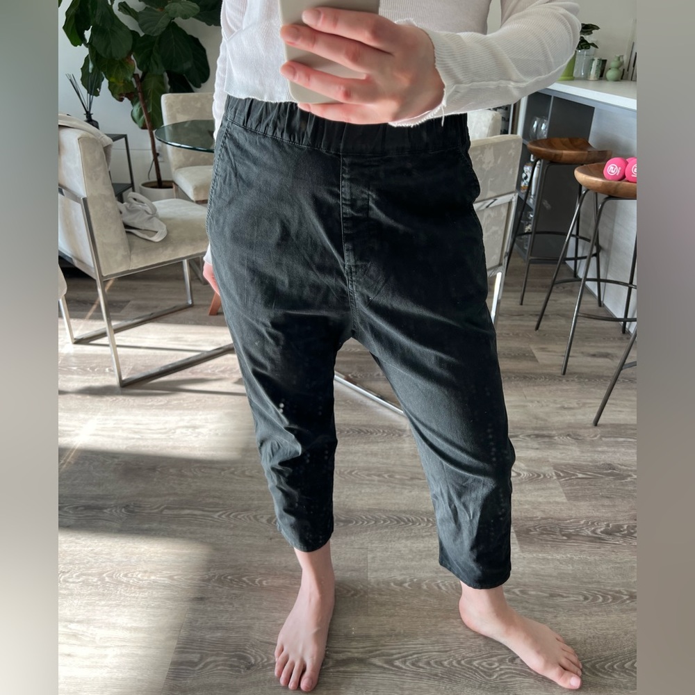 Nili lotan elastic waistband casual pant
